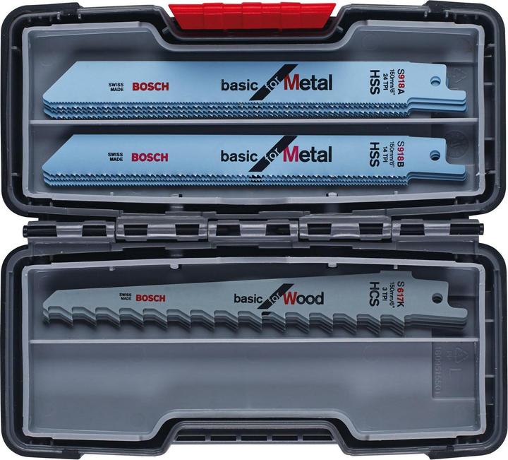 Produktbild Bosch Professional Zubehör 15-tlg. Säbelsägeblatt-Set Wood and Metal Basic