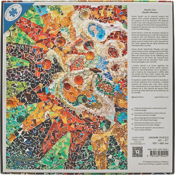 Paperblanks PuzzleGaudisSonne (1000 Teile)