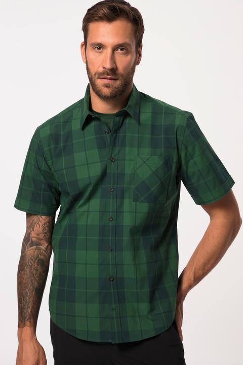 Image du produit Jay-Pi Chemise Outdoor manches courtes, imprimé à carreaux et col Kent - coupe Modern Fit (XL)