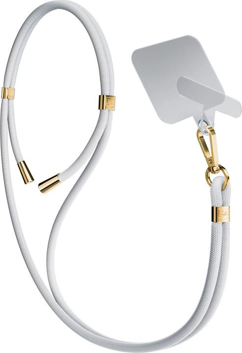 Produktbild 3MK EasyClip White (gold) Smycz do telefonu