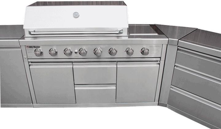 Produktbild BBQ Master Outdoorkitchen Eckelement 45°