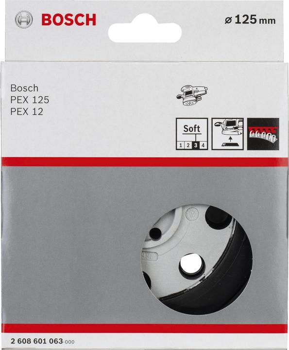 Actual product image Bosch Professional Zubehör Sanding disc soft, 125 mm, for PEX 12, PEX 12 A, PEX 125 (Soft)