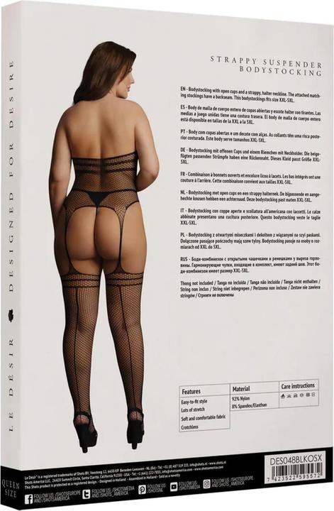Productafbeelding Le Désir Strappy suspender bodystocking (Eén maat voor iedereen)