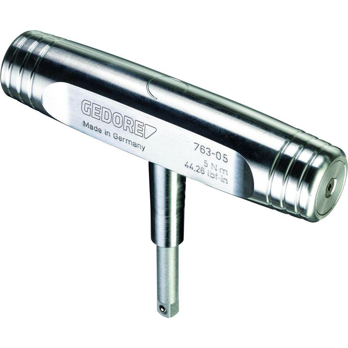 Gedore, Drehmomentschlüssel, 763-05 Drehmomentschlüssel DREMOMETER T-FS festeingestellt 5 Nm (1/4", 5 Nm, 5 Nm)