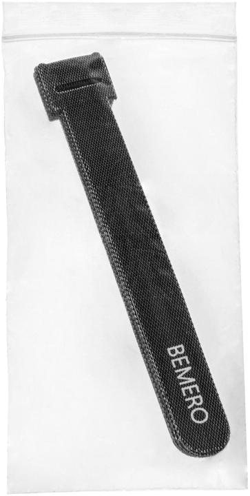 Produktbild Bemero Klett-Kabelbinder 16015BK-MP 10 Stk. (Klettkabelbinder, 160 mm, 10 Stk.)