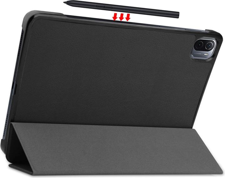 Actual product image Cover-Discount Xiaomi Pad 5 - Tri-fold Smart Case black (Xiaomi Pad 5)