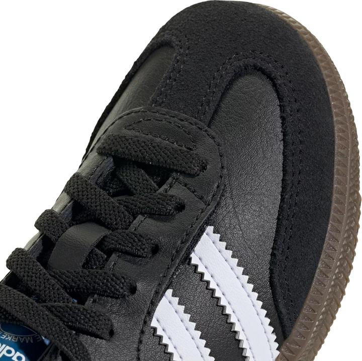 Image du produit Adidas Samba OG Schuhe mit elastischen Schnürsenkeln – Kinder Schwarz (32)