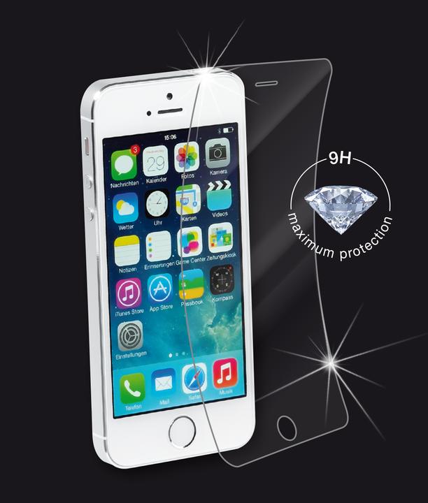 Produktbild Vivanco Hybrid Displayschutzglas fuer iPhone 5/5S/SE (1 Stück, Apple iPhone 5, Apple iPhone 5s, Apple iPhone SE)