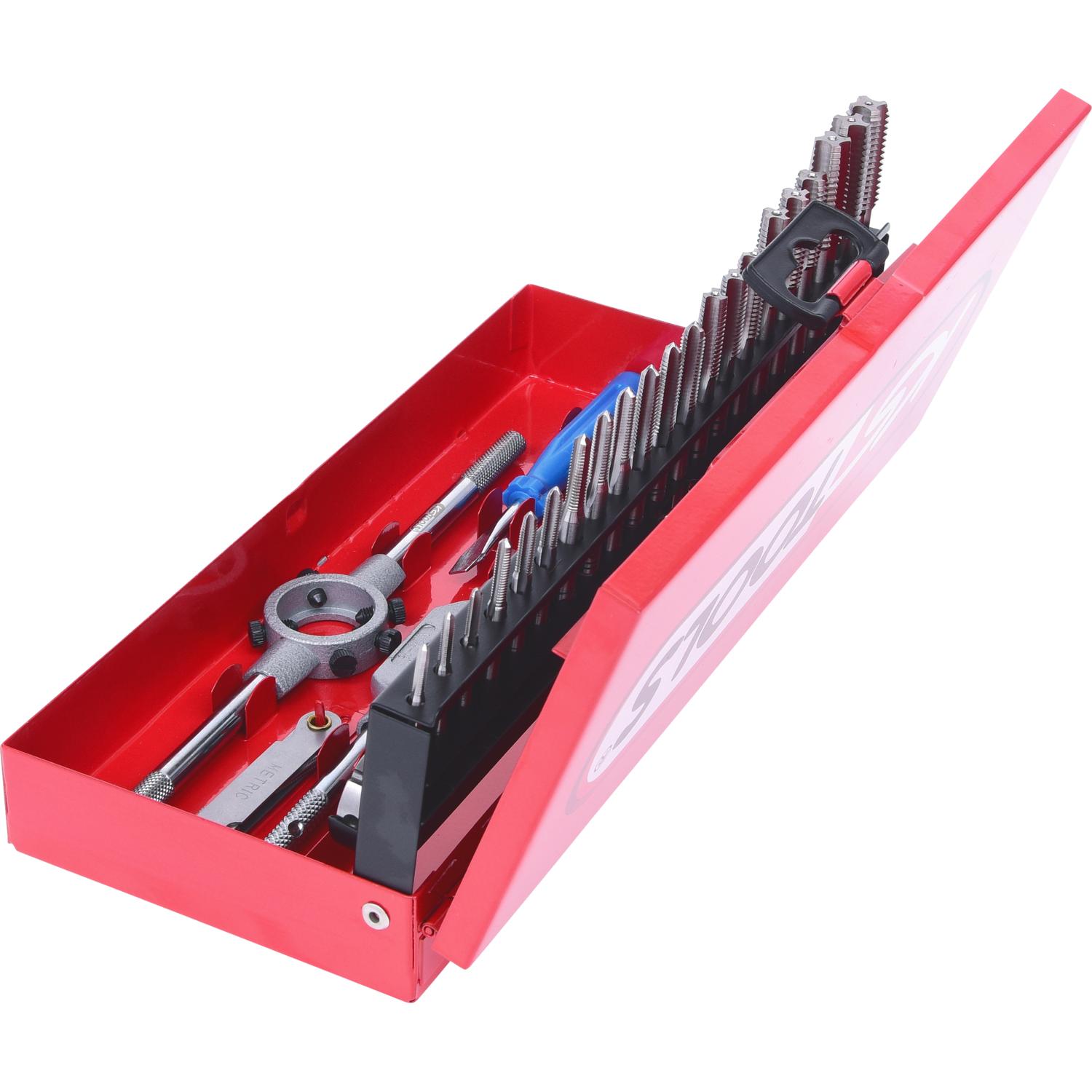 Thumbnail - KS Tools, Gewindeschneider + Gewindebohrer, HSS CO Gewindeschneidwerkzeug-Satz