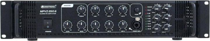 Actual product image Omnitronic MPVZ350.6 Mixing amplifier (Tube preamplifier)