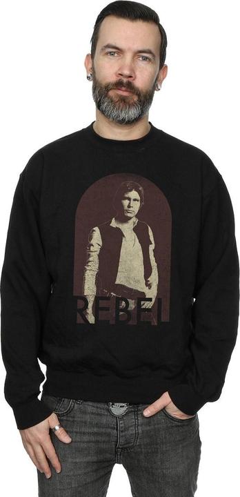 Actual product image Star Wars Mens Han Solo Rebel Sweatshirt (XXL)