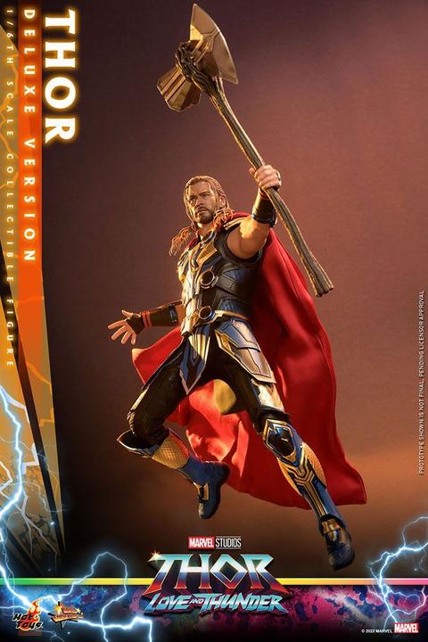 Actual product image Hot Toys Thor: Love and Thunder Masterpiece figurine 1/6 Thor (Deluxe Version) 32 cm