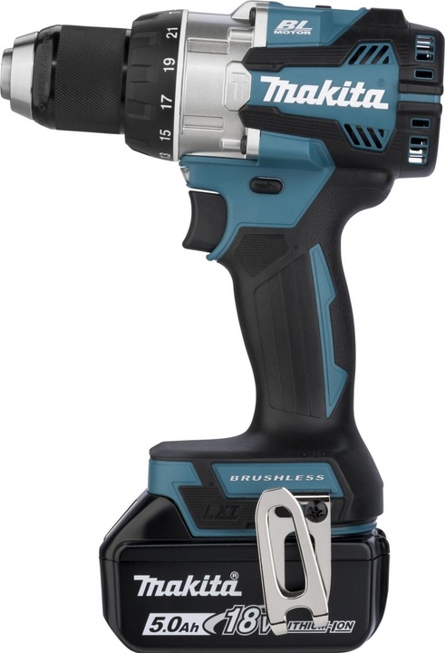 Actual product image Makita DDF489RTJ (Rechargeable battery operated)