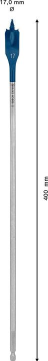 Produktbild Bosch Professional Zubehör EXPERT Self Cut Speed Flachfräsbohrer, 17 x 400 mm (17 mm)