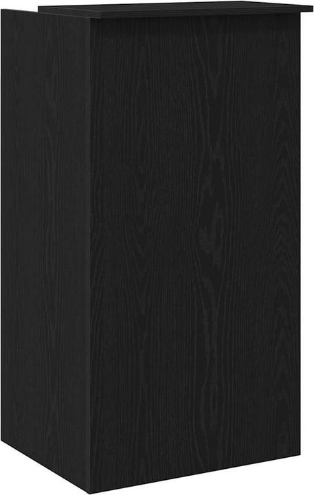 Actual product image vidaXL Reception counter black 55x50x103.5 cm wood-based reception counter