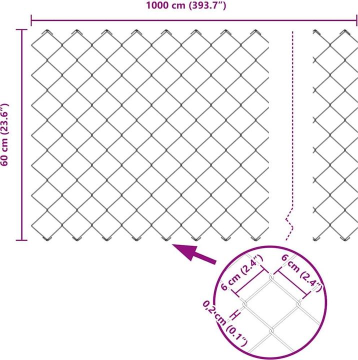 Produktbild vidaXL Zaunpfosten