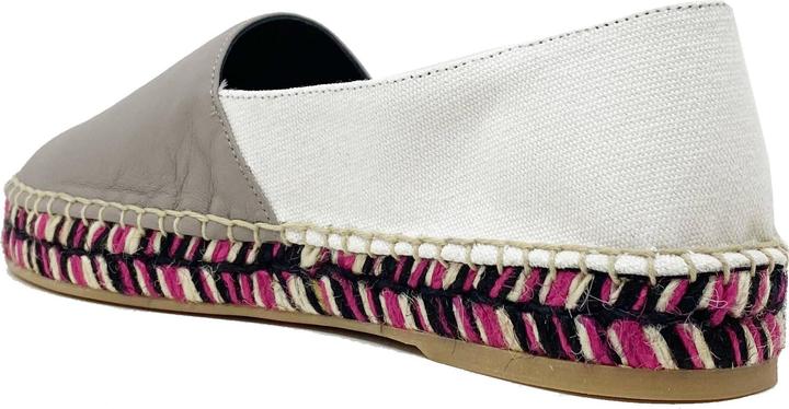 Actual product image Off White Leather Espadrilles (35)