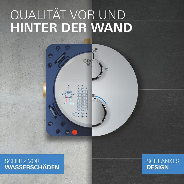 Produktbild Grohe Precision Thermostat Unterputz-Duschsystem mit Vitalio Comfort 250 Kopfbrause und Vitalio Comfort 11