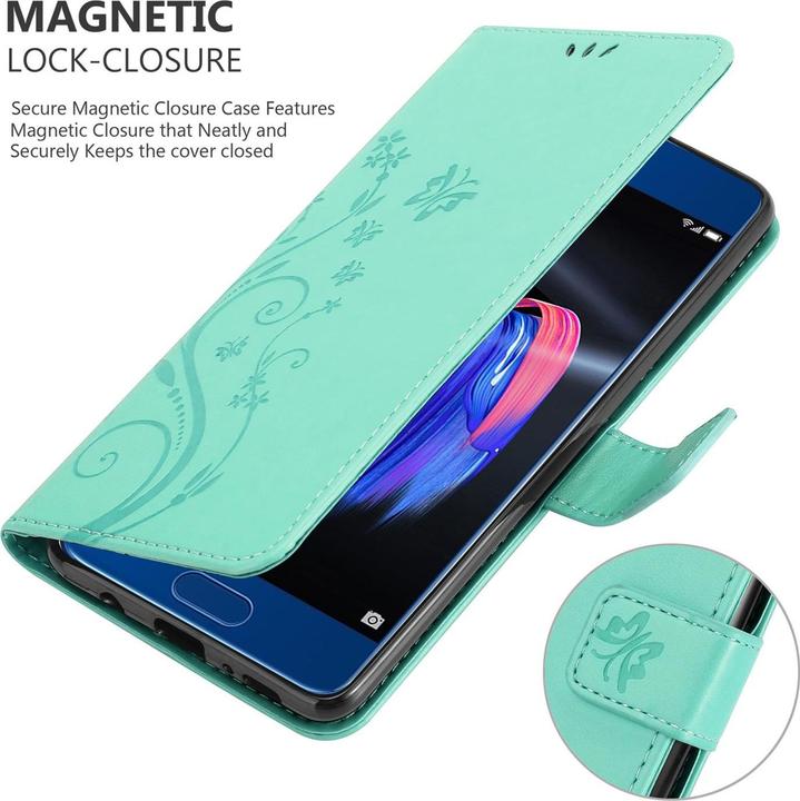 Produktbild Cadorabo Flower Book Cover (Honor 9)