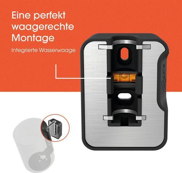 Immagine prodotto Vogels SWM 4111 Cuscinetto per altoparlanti Sonos per Era 100 (nero) (1 pz., Installazione a parete, Inclinabile, Rotante)
