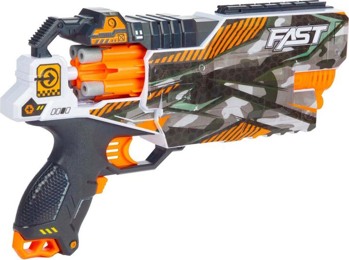 Produktbild Toi-Toys Foam Strikex Elektrische Schiesspistole Shockwave mit 24 Schaumstoffpfeilen