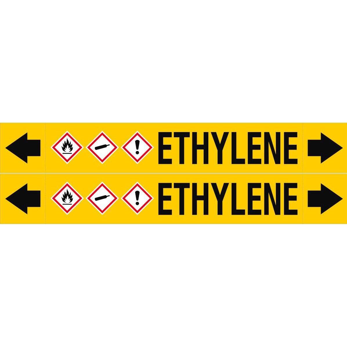 Brady ASME - Rohrmarkierer - Ethylene (ASMEPM-50X345MM-ETHYLENE)