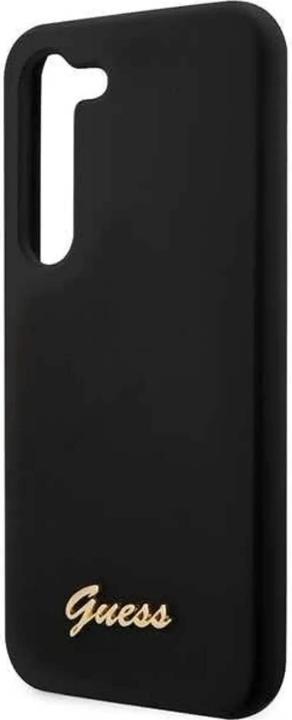 Produktbild Guess Silicone Vintage Gold Logo Case für Samsung Galaxy S23 - black (Samsung Galaxy S23)