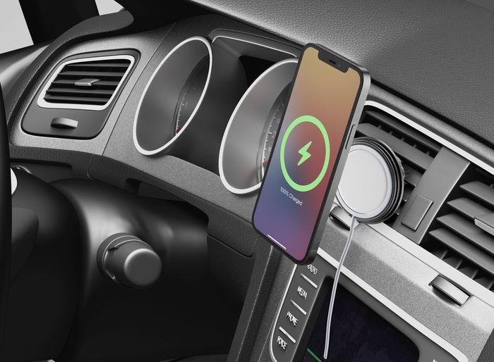 Actual product image Cellularline Car MagFrame - iPhone 12 and later