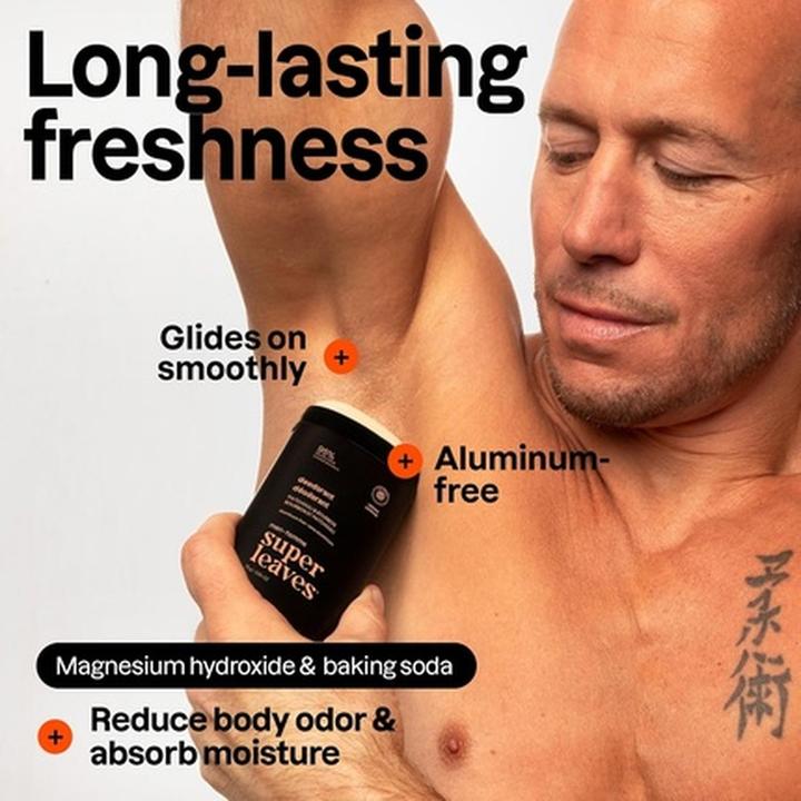 Produktbild Attitude Natürliches Herren-Deodorant Super Leaves Patchouli & Bourbon (Deodorant) 75 g (Stick, 75 g)