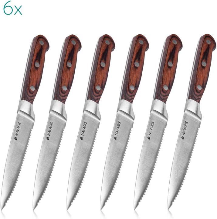 Produktbild Navaris Steakmesser Set (6 Stk., Messer)