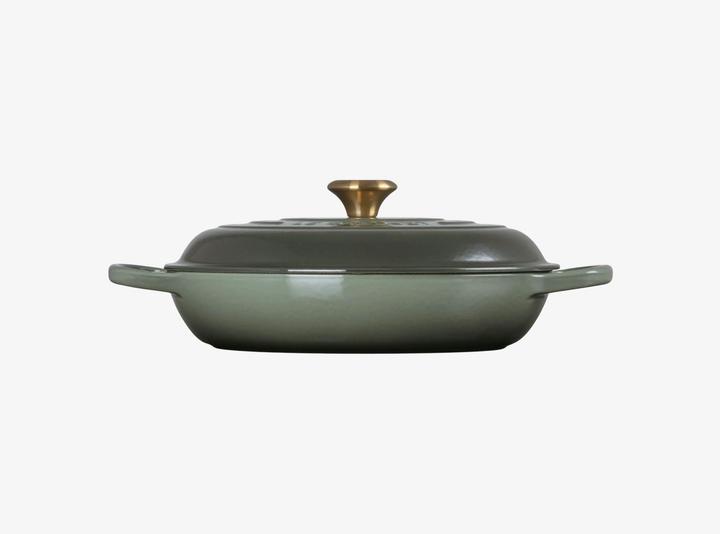 Produktbild Le Creuset Profitopf SIGNATURE dunkelgrün (30 cm, Kochtopf, Gusseisen)