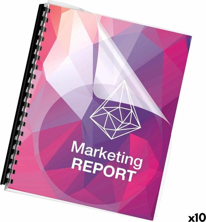 Actual product image Fellowes Binder spine 8mm, 21 rings