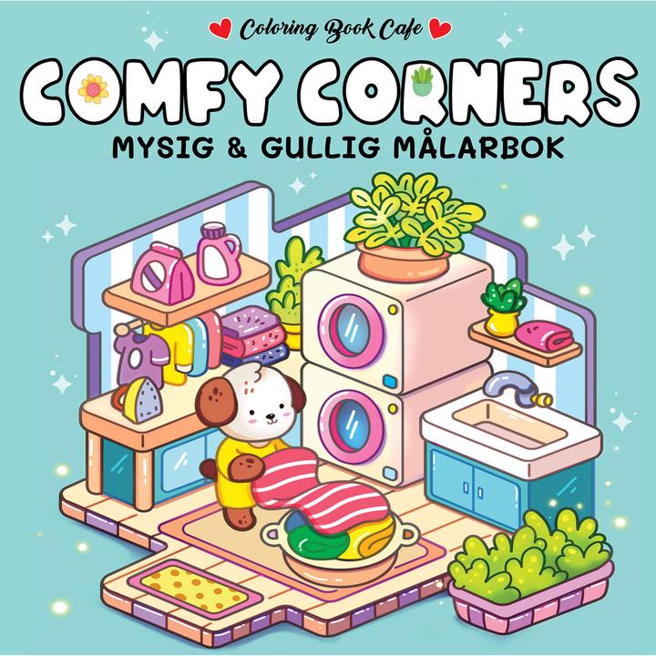 Actual product image Legind Målarbok: Cozy Comfy Corners (Plain)