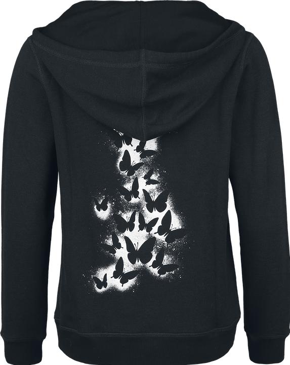 Produktbild Full Volume by EMP Hoody With Butterfly Print (S)