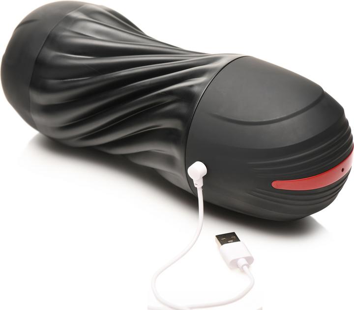 Actual product image Curve Toys Sucking and Vibrating Masturbator - Black
