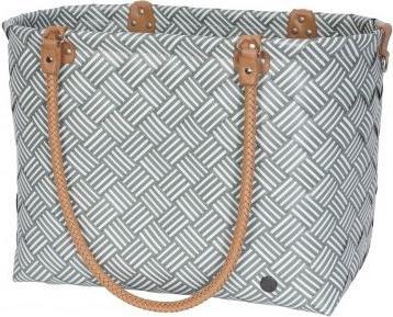 Produktbild Handed by Einkaufstasche Sainte-Maxime Stripes, sage-green