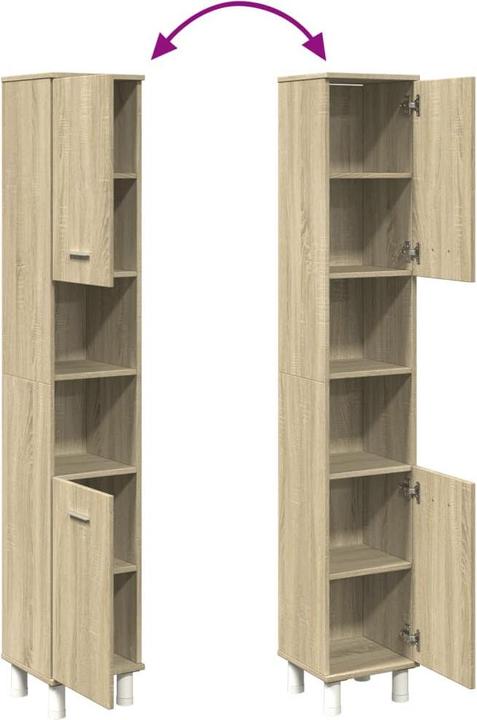 Actual product image VidaXL Badschrank (30 x 30 x 179 cm)