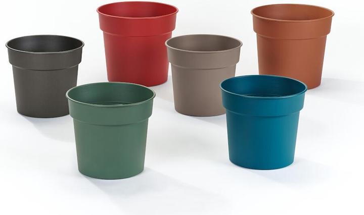 Produktbild Euro3plast Pflanzkübel Tellus Ø 20 cm taupe Greener