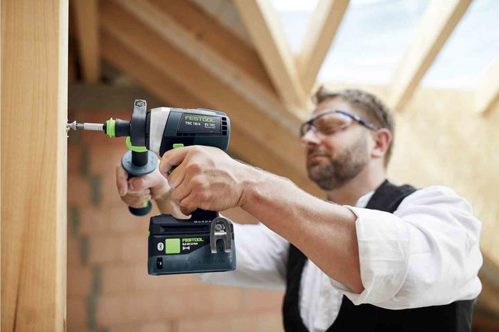 Actual product image Festool Cordless drill driver QUADRIVE TDC 18/4 I-Basic (Rechargeable battery operated)