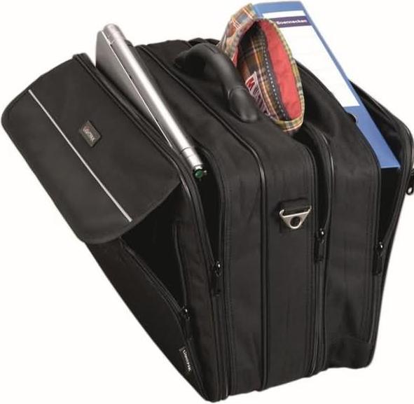 Image du produit Lightpak Sacoche Corniche pour ordinateur portable 17 pouces, 3 compartiments, bandoulière (17")