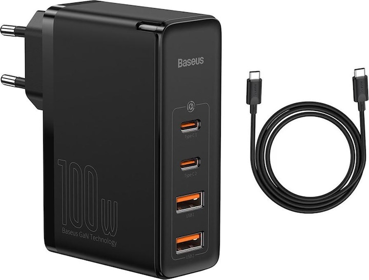 Actual product image Baseus GaN2 Pro Quick Charger (100 W)