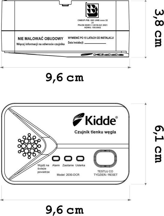 Produktbild Kidde 2030-DSCR