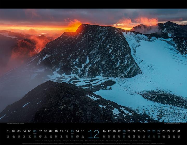 Image du produit Nightscapes Kalender 2026 (54 x 42 cm, Couverture rigide, Allemand, Français, Anglais)