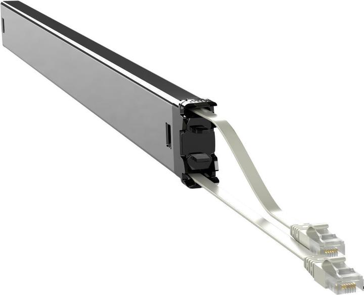 Produktbild PATCHBOX 365 CAT.6A STP CASSETTE GREY 0,8M (U/FTP, CAT6a, 0.80 m)