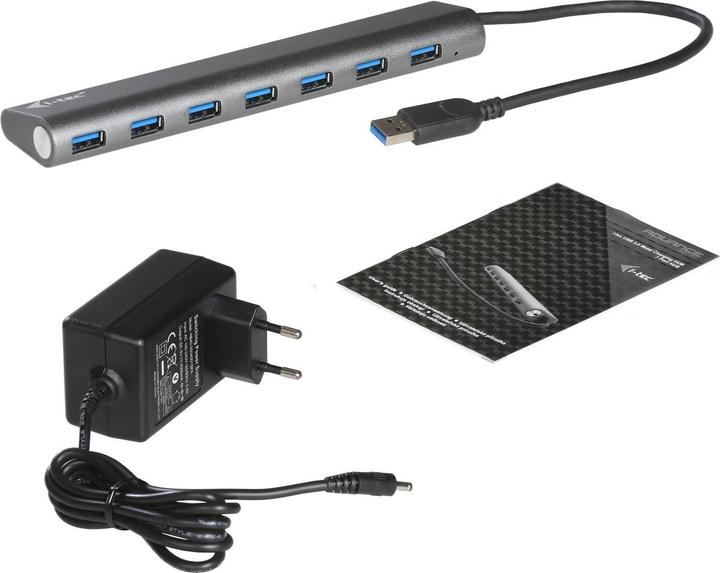 Actual product image i-tec U3HUB778 (USB-A, 7 ports)