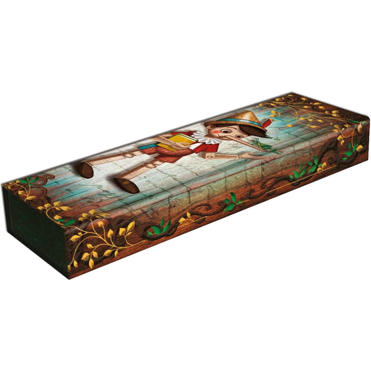 Paperblanks, Astuccio, Stifteetui Carlo Collodi, Pinocchio 220 x 30 x 65 mm