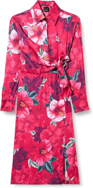 Image du produit Pinko Juron nouée imprimée satin fleuri décontractée (38)