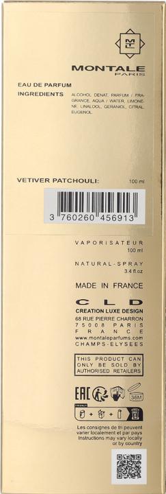 Image du produit Montale Vetiver Patchouli (Eau de parfum, 100 ml)