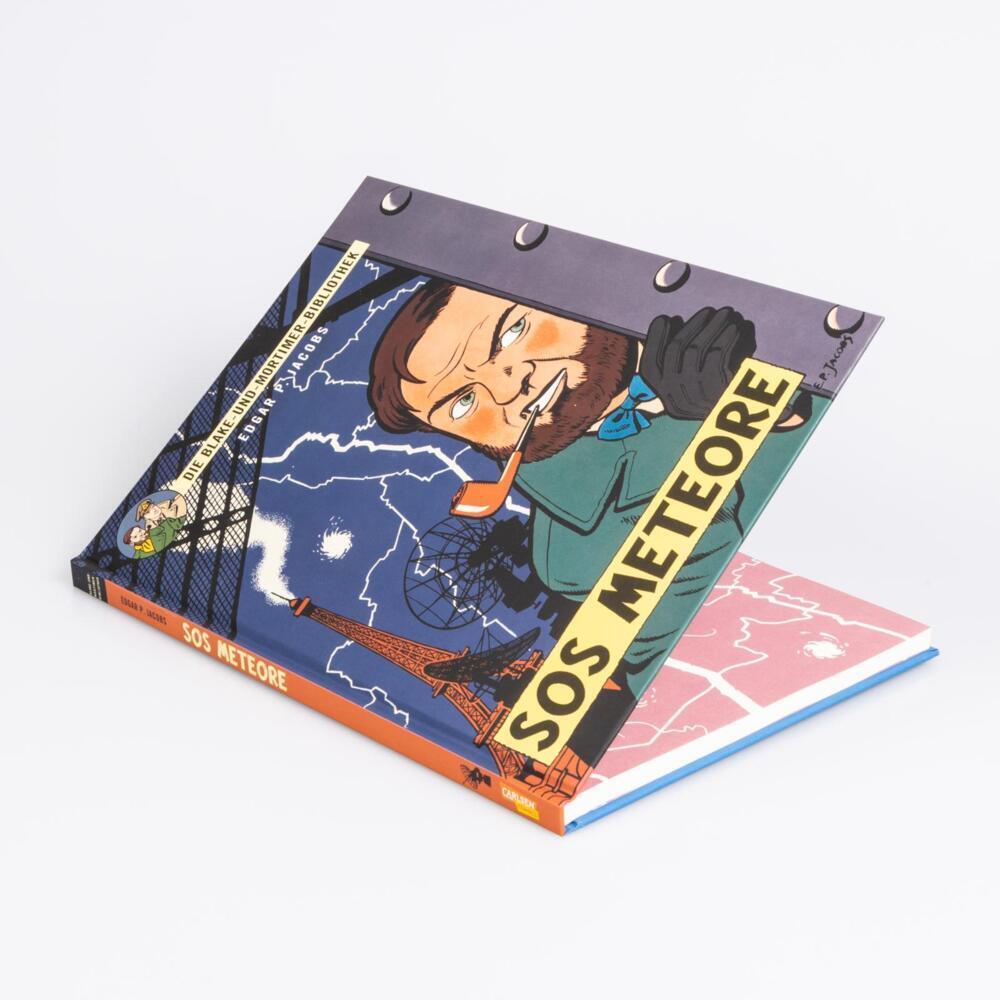 Thumbnail - Blake und Mortimer Bibliothek 5: SOS Meteore, Belletristik von Edgar-Pierre Jacobs, Michael Hein, Ilse Strasmann