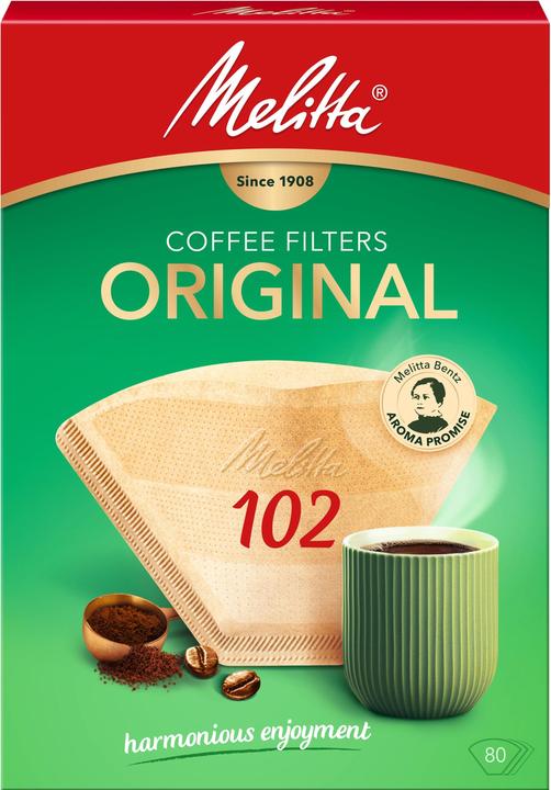 Actual product image Melitta Original 102 / 80 pieces